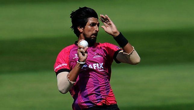 Ishant Sharma in action for Sussex during the 2018 Royal London One Day Cup