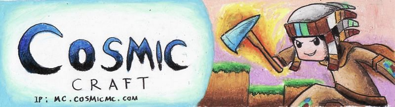 Cosmic Craft is a large Minecraft server with an active Discord community