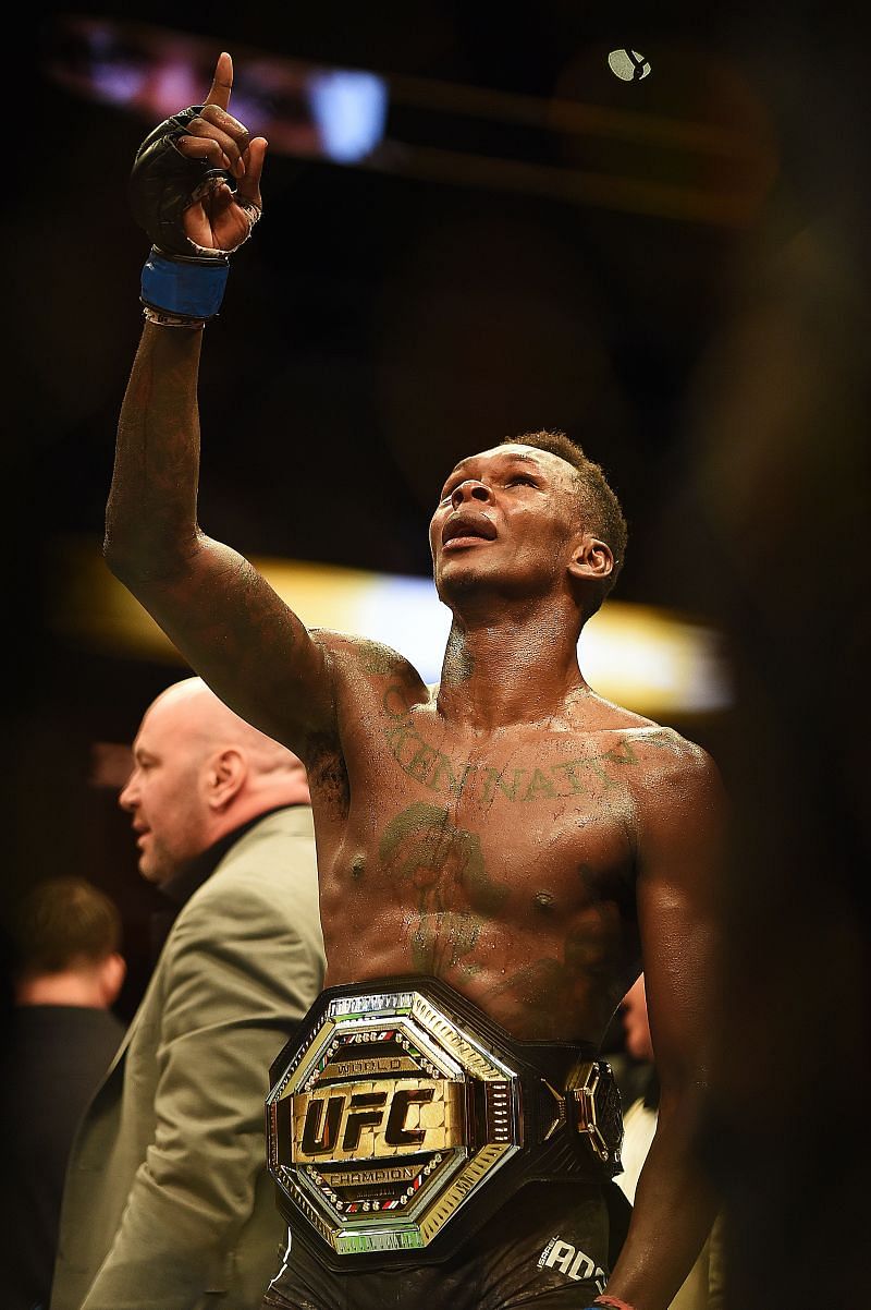 How many tattoos does UFC middleweight champion Israel Adesanya have?