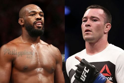 Jon Jones (Left); Colby Covington (Right)