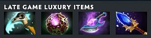 Few Late Game items for Grimstroke (Image via Valve)