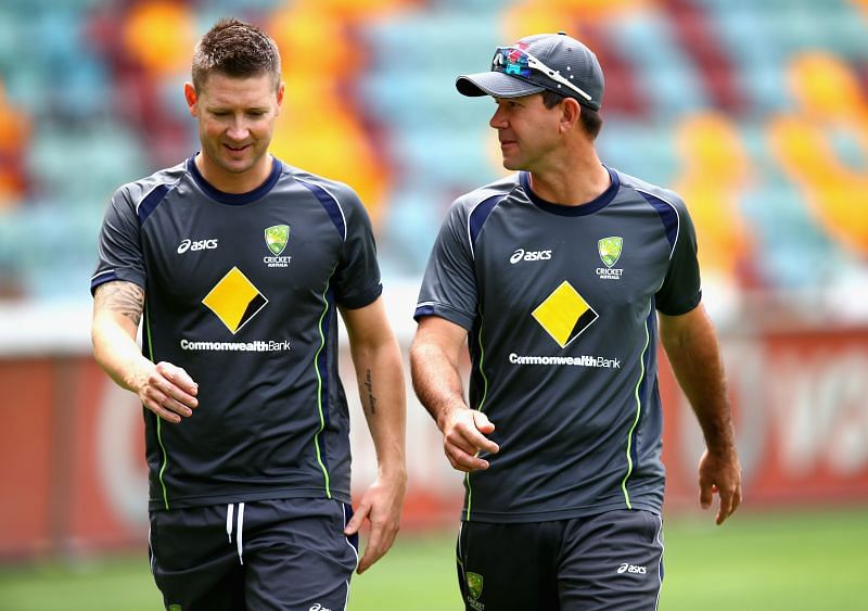Michael Clarke and Ricky Ponting.