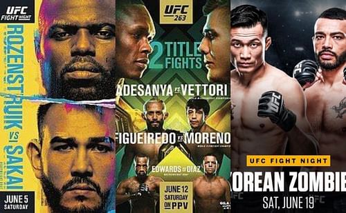 UFC Vegas 28, UFC 263, UFC Vegas 29