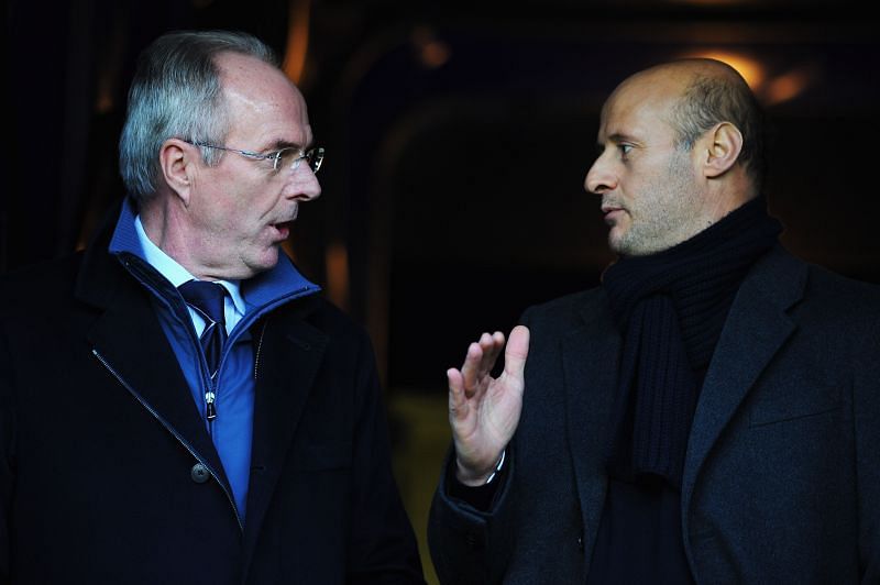 Attilio Lombardo (right) managed Crystal Palace in 1998