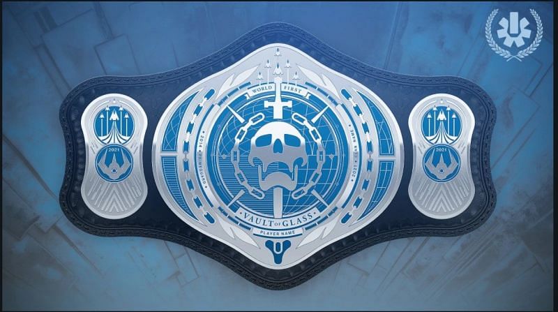 The World First title belt for the players who complete this raid first. Image via Bungie