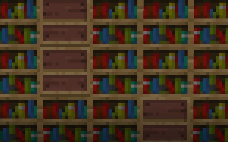 Bookshelves needed to reach different levels of enchantments in Minecraft