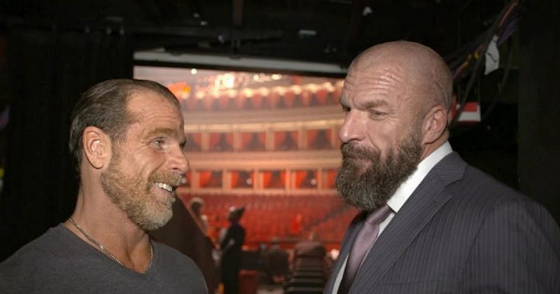 Shawn Michaels and Triple H.