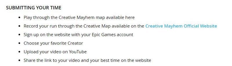 Players can follow these steps to participate in the Fortnite Creative Mayhem. Image via Epic Games