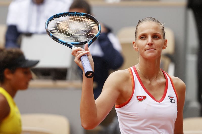 Karolina Pliskova will need to rely on his serve to keep her opponent at bay.