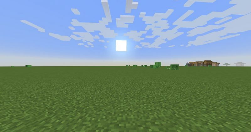 There&#039;s miles and miles of completely flat land... (Image via Minecraft Wiki)