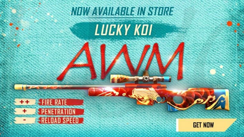 Obtaining the Lucky Koi AWM (Image via Free Fire)