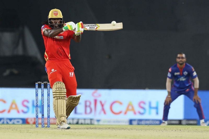 Chris Gayle did not record a single half-century in the first eight matches of IPL 2021 (Image Courtesy: IPLT20.com)