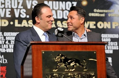 Richard Schaefer and Oscar De La Hoya