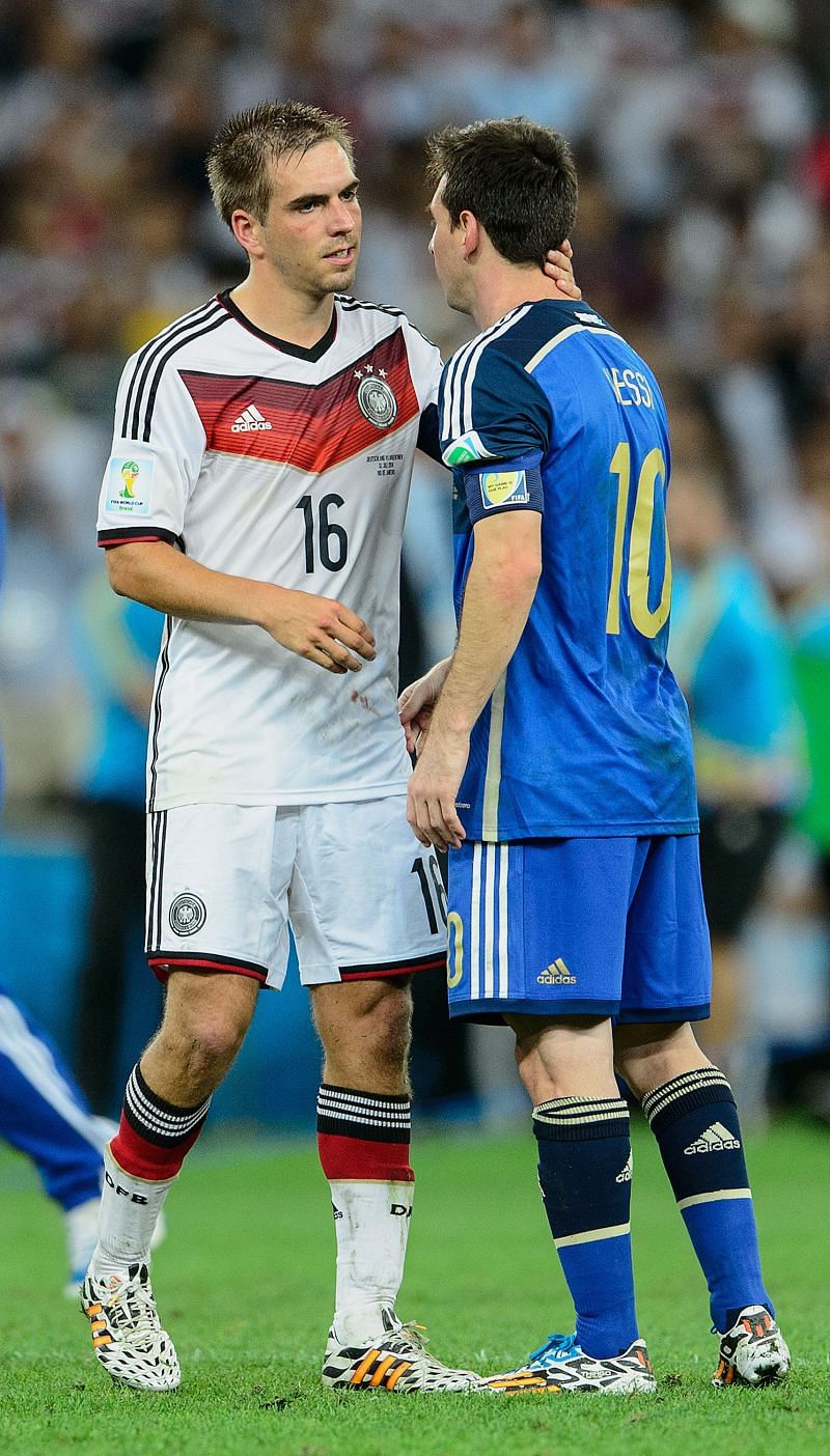 Lahm faced Messi, Aguero, Di Maria and Co. in the 2014 World Cup final