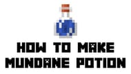 How to make Mundane potion. (Image via YouTube/@MCBasic)