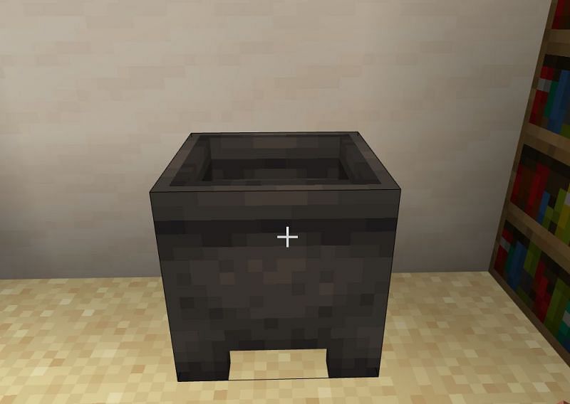 Building coludron and placing &lt;span class=&#039;entity-link&#039; id=&#039;suggestBtn-12&#039;&gt;water&lt;/span&gt; filled bucket into it to dye leather Minecraft