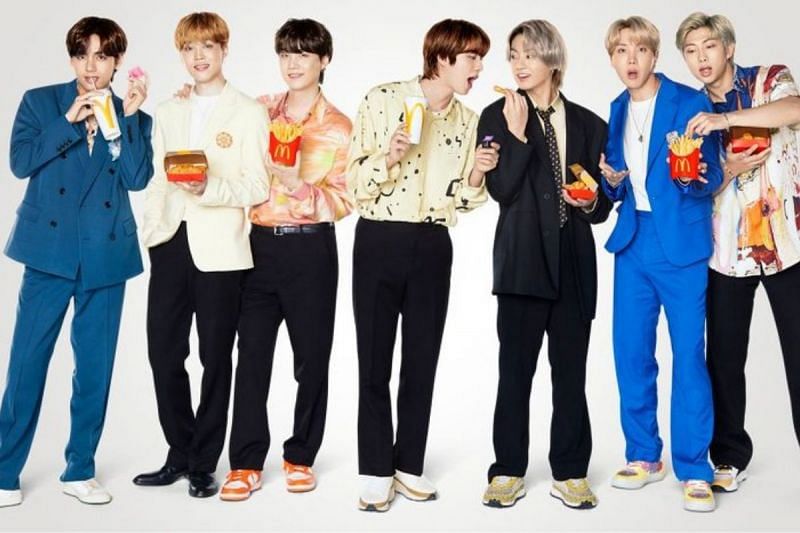 Everyone, including the Guinness World Record, rave about BTS&#039; commercial (Images via @McDonalds)