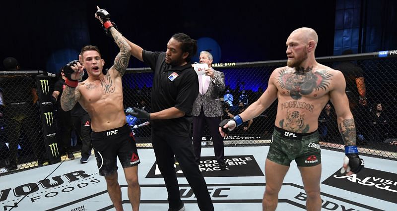 Conor McGregor (Right) will fight Dustin Poirier (Left) in a high-stakes trilogy fight at UFC 264