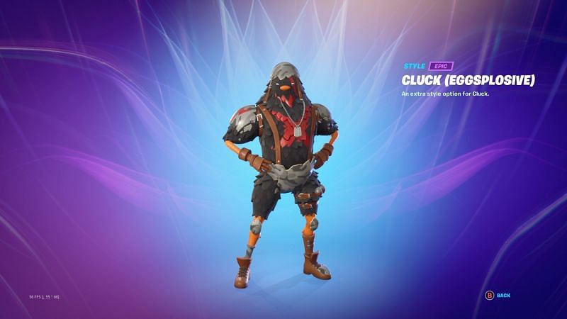 Cluck&#039;s Eggsplosive style outfit in Fortnite Season 6 (Image via Epic Games)