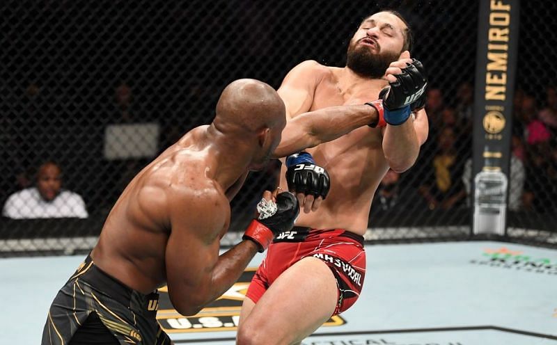 Kamaru Usman (left); Jorge Masvidal (right)