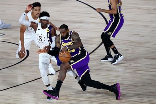 Los Angeles Lakers v Indiana Pacers