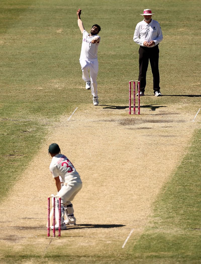 Jasprit Bumrah&#039;s release point makes it difficult for the batter to pick him.