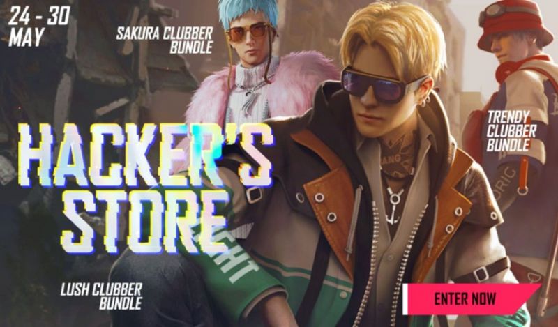 HACKER STORE EVENT FREE FIRE // HACKER STORE FULL DETAIL// I GOT HACKER  STORE BUNDLE FREE FIRE 