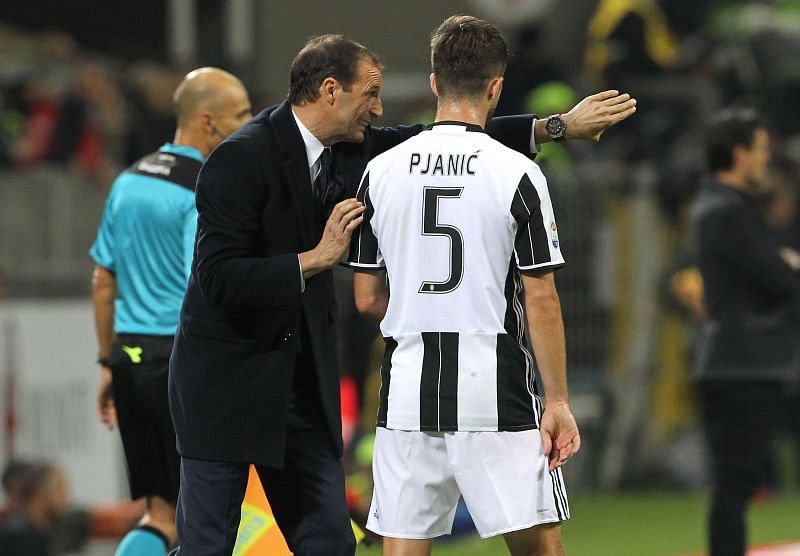 Pjanic played for three seasons under Allegri