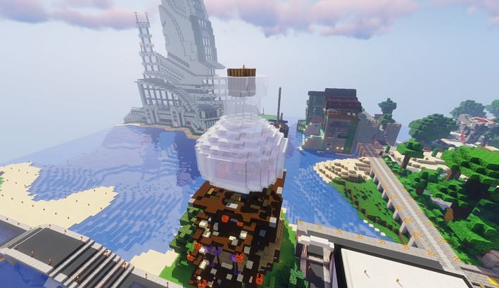 An interesting Potion brewery (Image via planet Minecraft)