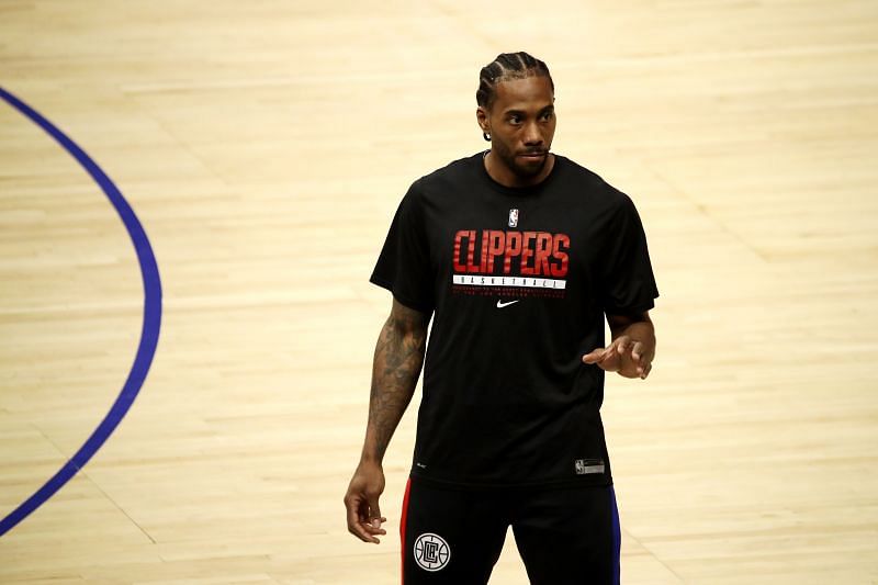 Kawhi Leonard #2 of the Los Angeles Clippers