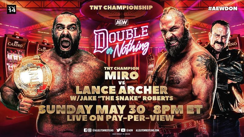 Miro cuts a killer promo on Lance Archer ahead of AEW Double or Nothing.