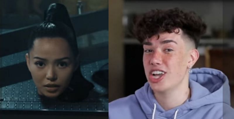 Bella Poarch and James Charles (Image via YouTube)