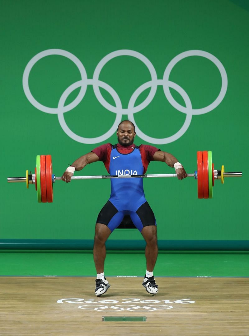 A file photo of Sathish Sivalingam at the Rio Olympics Weightlifting - Olympics: Day 5