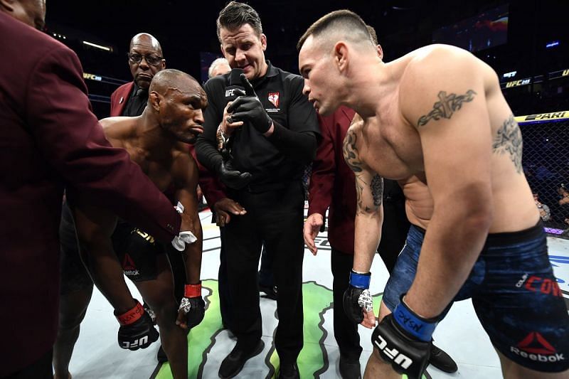 Kamaru Usman and Colby Covington