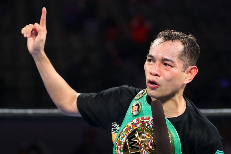 Nonito Donaire speaks after his KO victory over Nordine Oubaali