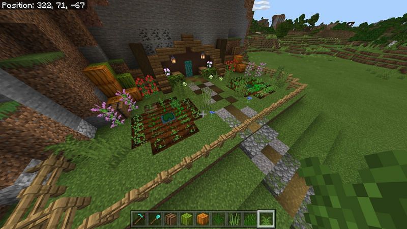 Path to hobbit hole Minecraft