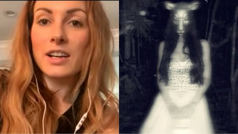 Beck Lynch (left); Potential representation of Sister Abigail from Santana Garrett&#039;s 2016 tweet (right).
