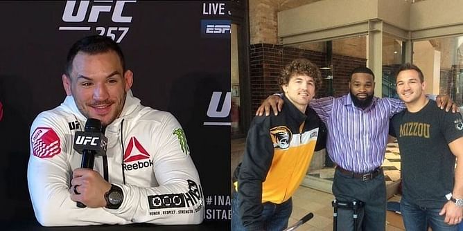 Watch: Michael Chandler's ex-teammates Ben Askren and Tyron Woodley send him heartfelt messages of support