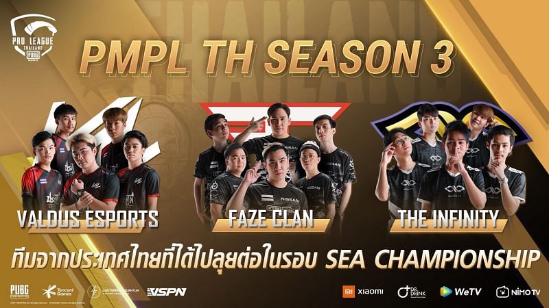 Qualified teams from Thailand