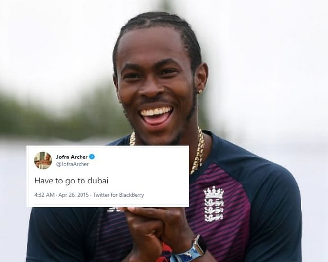 IPL 2021: Rajasthan Royals dig out Jofra Archer's 2015 'prophecy' to celebrate league's return to UAE