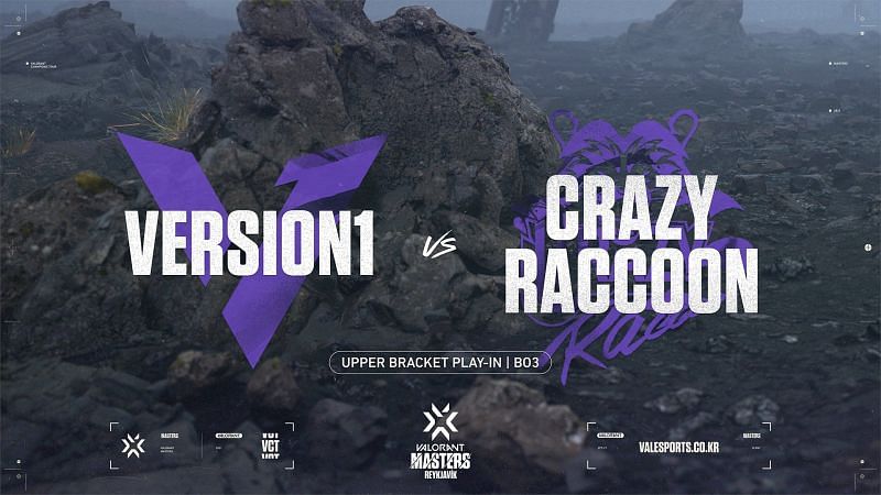 Version 1 started Valorant Champions Tour Masters Reykjavik with a 2-0 win against Crazy Raccoon[Image Via Twitter/Valorant Champions Tour KR]