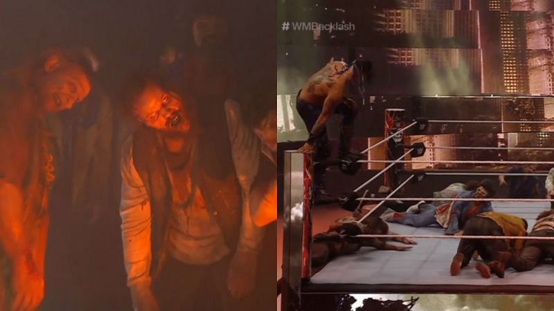 Zombies took over WrestleMania Backlash