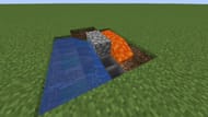 Mixing water and lava (Image via apexminecrafthosting.com)