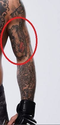 Cody Garbrandt angel with wings tattoo