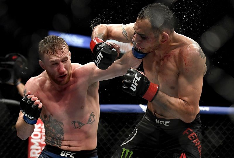 Justin Gaethje and Michael Chandler have both been involved in wars in the UFC.