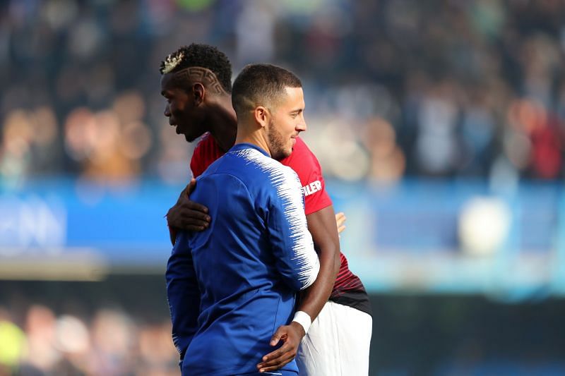 Pogba and Hazard were two of the Premier League&#039;s best players. (Photo by Catherine Ivill/Getty Images)