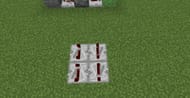 Place four repeaters (Image via Minecraft)