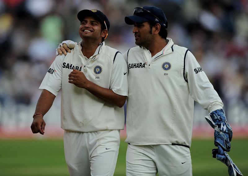 Suresh Raina &amp; MS Dhoni.