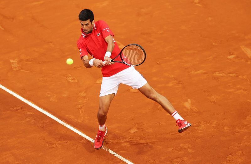 Novak Djokovic&#039;s backhand was on fire in the early exchanges