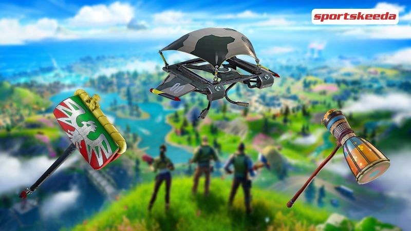 The Raptor Glider, Piledriver Pickaxe, or Drumbeat Pickaxe may be unvaulted soon (Image via Sportskeeda)